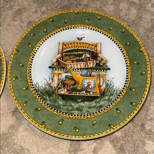 Sakura Debbie Mumm Garden Vignette Salad  Plates